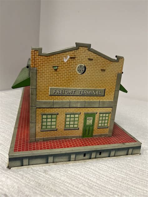 Vintage tin litho buildings 